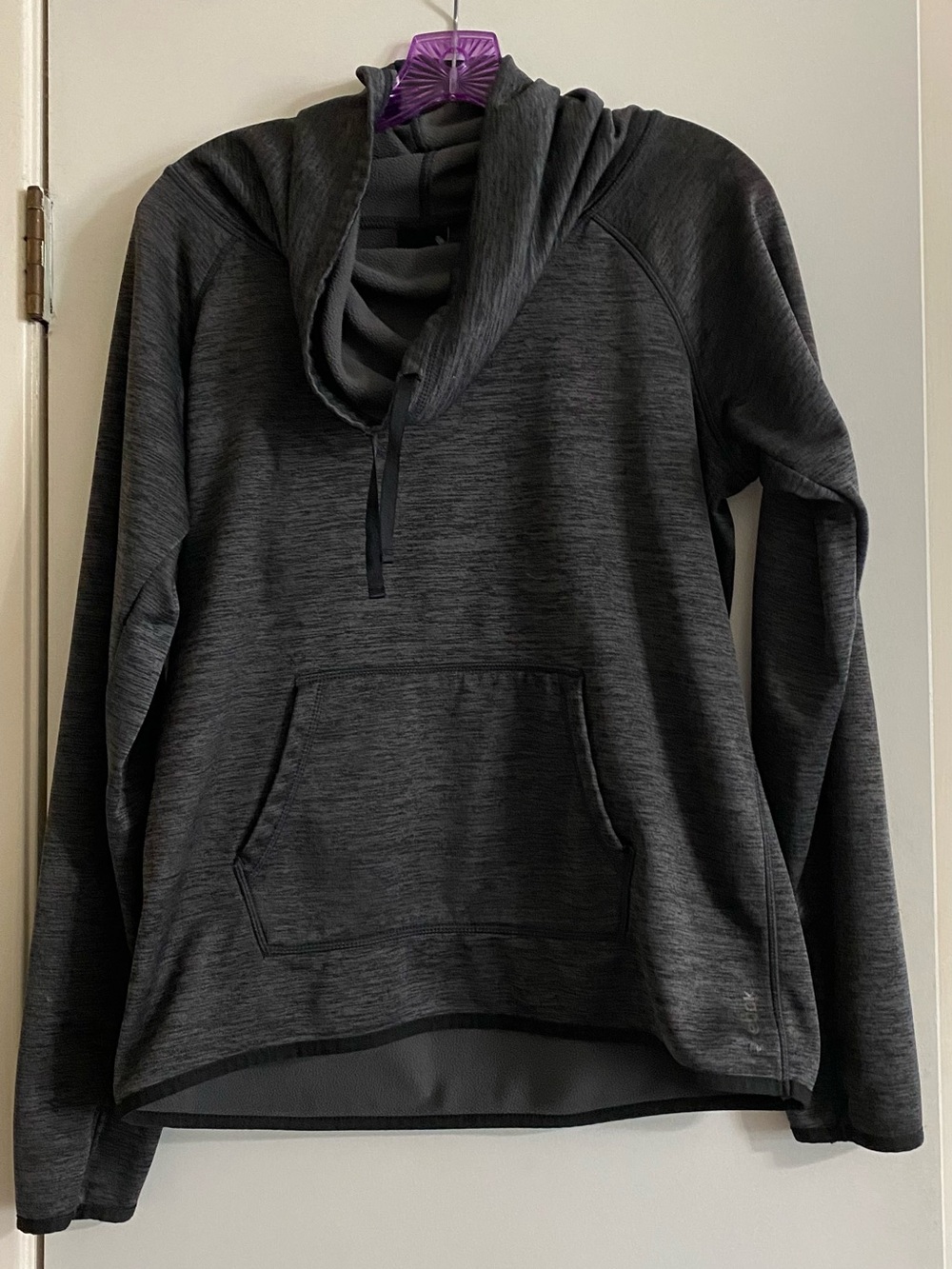 Reebok Women's Dark Charcoal Pullover Hoodie